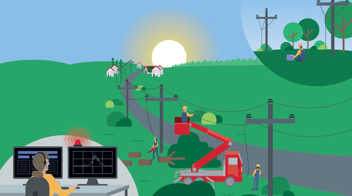 Die Pfalzwerke Netz AG  gibt jährlich rund 100 Millionen Euro für den Ausbau der Stromnetze sowie die zugehörige Netzinfrastruktur und Instandhaltungen aus. | © Elisabeth Pergelt-Sagmeister