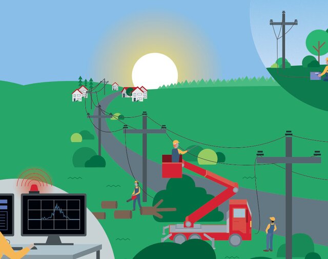 Die Pfalzwerke Netz AG  gibt jährlich rund 100 Millionen Euro für den Ausbau der Stromnetze sowie die zugehörige Netzinfrastruktur und Instandhaltungen aus. | © Elisabeth Pergelt-Sagmeister