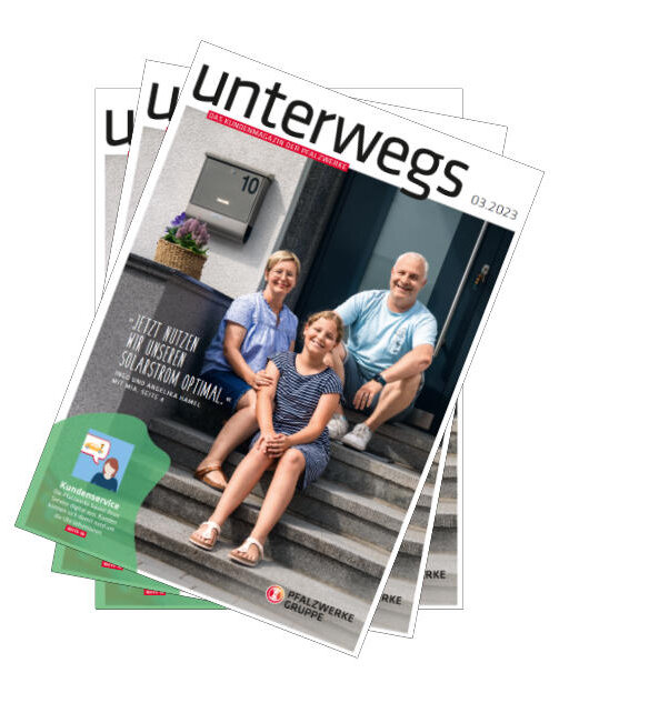 Cover der Unterwegs 03.2023 | © Pfalzwerke